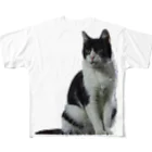 CyanotypeDesignsの野良ねこ3号 フルグラフィックTシャツ