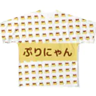 まりにゃんずのフルグラフィック ぷりにゃん All-Over Print T-Shirt