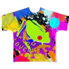 FrogLoversのアカメ フルグラ All-Over Print T-Shirt