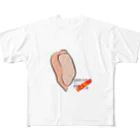 スーパーまるまるですの鶏胸肉鶏むね肉 All-Over Print T-Shirt
