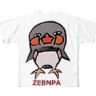 みつぞno鳥絵店のZEBNPA All-Over Print T-Shirt