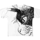 でんや　SUZURI店のprofile All-Over Print T-Shirt