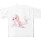 🌸Pétal boîte à bijoux🧸のリラックス真愛シリーズ All-Over Print T-Shirt