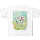 yoshi-gardenのジュウジメドクアマガエルノート フルグラフィックTシャツ