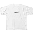 otogrooveのnerdtronics2:バックプリントロゴ(White) All-Over Print T-Shirt