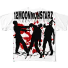 【12moonMonstarＺ】トゥエルブムーンモンスターズのゾンビ三人衆 All-Over Print T-Shirt