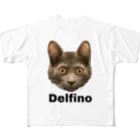 愛猫家のDelfino フルグラフィックTシャツ