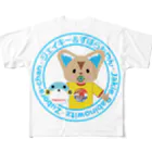 ジェイキーとずぼらちゃんのお店の丸ロゴTシャツ フルグラフィックTシャツ