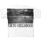 猫山アイス洋品店のTOKYO CHILDHOOD フルグラフィックTシャツ