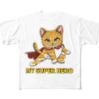 縁-yukari-のMY SUPER HERO フルグラフィックTシャツ