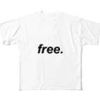 yukaaa!のfree. フルグラフィックTシャツ