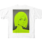 わかばーとの蛍光少女 All-Over Print T-Shirt