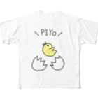 harusaraショップの＼PIYO／グッズ フルグラフィックTシャツ