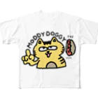 MODDY DOGGYのブサイク猫ドギーくん ゆりえVer. フルグラフィックTシャツ