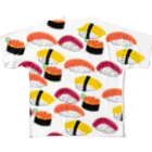 zawaZのいくらサーモンたまごマグロ All-Over Print T-Shirt