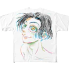 naka_yamyamのキラキラ男の子 All-Over Print T-Shirt