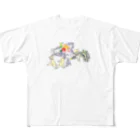 GOODS SHOP【そぞろな小窓】 SUZURI店の【ソイヤッ‼】 All-Over Print T-Shirt