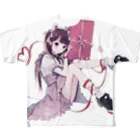 加藤♡絵利のTo K. サイバーネコ4 フルグラフィックTシャツ