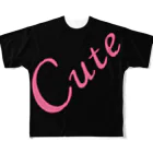 Cute BirdsのCute Birds ブラックT（XL） All-Over Print T-Shirt