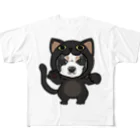 みきぞーん｜保護猫 ミッキー画伯と肉球とおともだちのmaruku All-Over Print T-Shirt