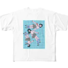 しおおにぎりの浮かぼうよ。 All-Over Print T-Shirt