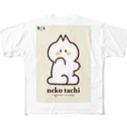 사돛のneko tachi  フルグラフィックTシャツ