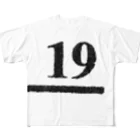 numberzのno.19 All-Over Print T-Shirt