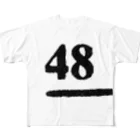 numberzのno.48 All-Over Print T-Shirt