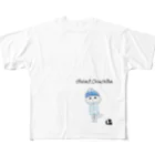 かわいいにゃんことワンコの絵のお店のオリビア.P.チンチラ All-Over Print T-Shirt