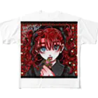 野菜屋さんのメンヘラ魔女 フルグラフィックTシャツ