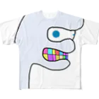 スタジオ和 StudioNagomiのボンベ君 Designed by LILT All-Over Print T-Shirt