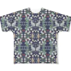 yanの旅するうさぎのテキスタイル All-Over Print T-Shirt