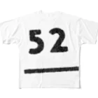 numberzのNo.52 フルグラフィックTシャツ