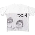 あうべのX4 フルグラフィックTシャツ