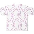 SAKURAMEDERUのフルグラフィックパターンC All-Over Print T-Shirt