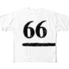 numberzのNo.66 フルグラフィックTシャツ
