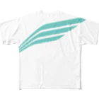 エリータスバスケットボールのELITUS BIG LOGO TEE (BLUE) All-Over Print T-Shirt