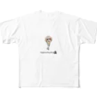 かわいいにゃんことワンコの絵のお店のソフィア.プードル All-Over Print T-Shirt