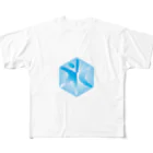 nestori shopの氷 フルグラフィックTシャツ