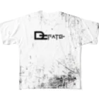 D=fate official GoodsのD=fate バンドTシャツ WHITE 풀그래픽 티셔츠