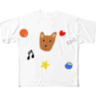 みけにゃんショップのHappy DOG LIFE♪ フルグラフィックTシャツ