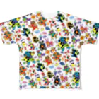 Drecome_Designのカラフルアニマル All-Over Print T-Shirt