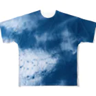 蒼い狐の空 フルグラフィックTシャツ