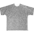 Crystal_Flower_GardenのShining Silver フルグラフィックTシャツ