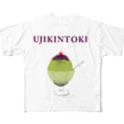 NIKORASU GOのかき氷デザイン「宇治金時」（Tシャツ・パーカー・グッズ・ETC） All-Over Print T-Shirt