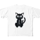 blueberryショップのめがねこ All-Over Print T-Shirt