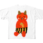 Lily bird（リリーバード）の可愛い赤鬼ちゃん① All-Over Print T-Shirt