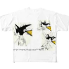 かわいいにゃんことワンコの絵のお店のサスケさん All-Over Print T-Shirt