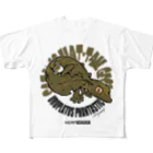 HERP MODA by ヤマモトナオキのエダハヘラオヤモリ/グリーン All-Over Print T-Shirt