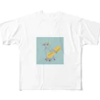 ピゴセリス属のからふるスノボジェンツーペンギン All-Over Print T-Shirt